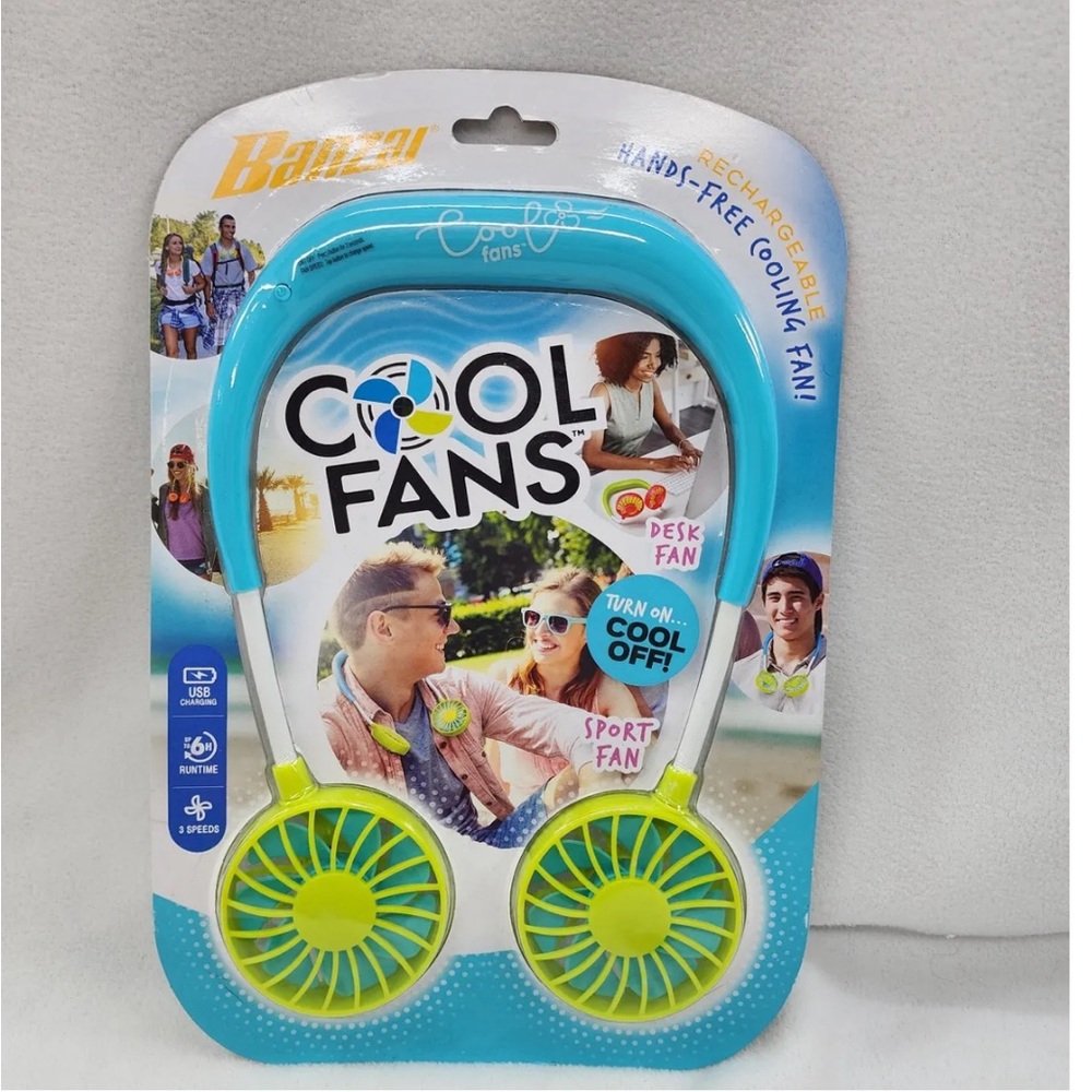 Banzai Hands Free Cooling Fan NIP